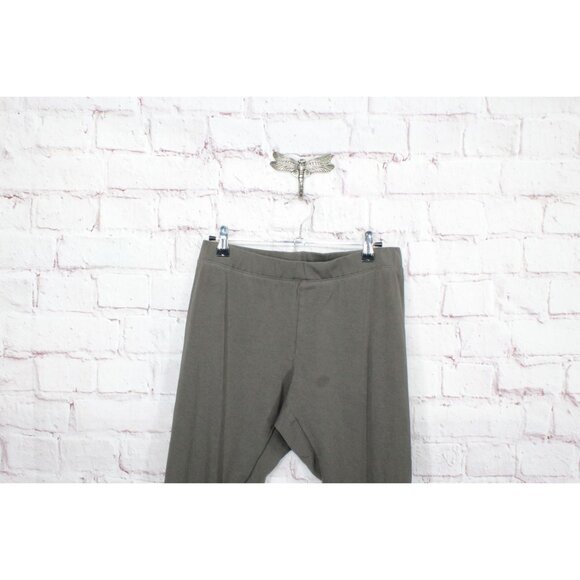 LL Bean Perfect Fit Pants Leggings Dark Taupe Size M Pet - Picture 2 of 11